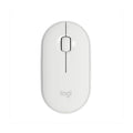 Mouse Logitech Pebble M350 Blanco Inalámbrico Bluetooth con Clic Silencioso