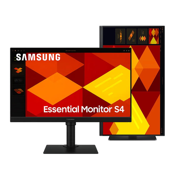 Monitor Samsung Ls24d402 241920X1080 Ips Plano Hdmi D Port 100hz 5ms Sin Bordes Pivoteable (Negro) LS24D402GANXGO