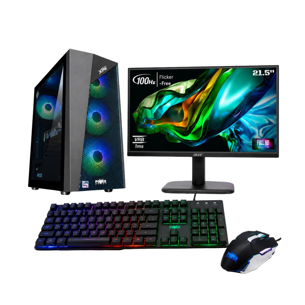 Combo PC AP Gamer Ryzen 5 8500G DDR5 16GB 1TB SSD Monitor Acer 21.5″