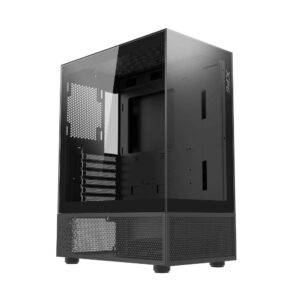 Chasis Compacto Gamer XPG Media Torre Invader X Mini con Vidrio y ARGB Negro