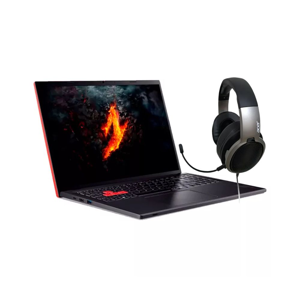 Portátil Acer Bundle Nitro Lite NL16-71G i5-13420H RTX 3050 16GB 512GB Diadema OHW303