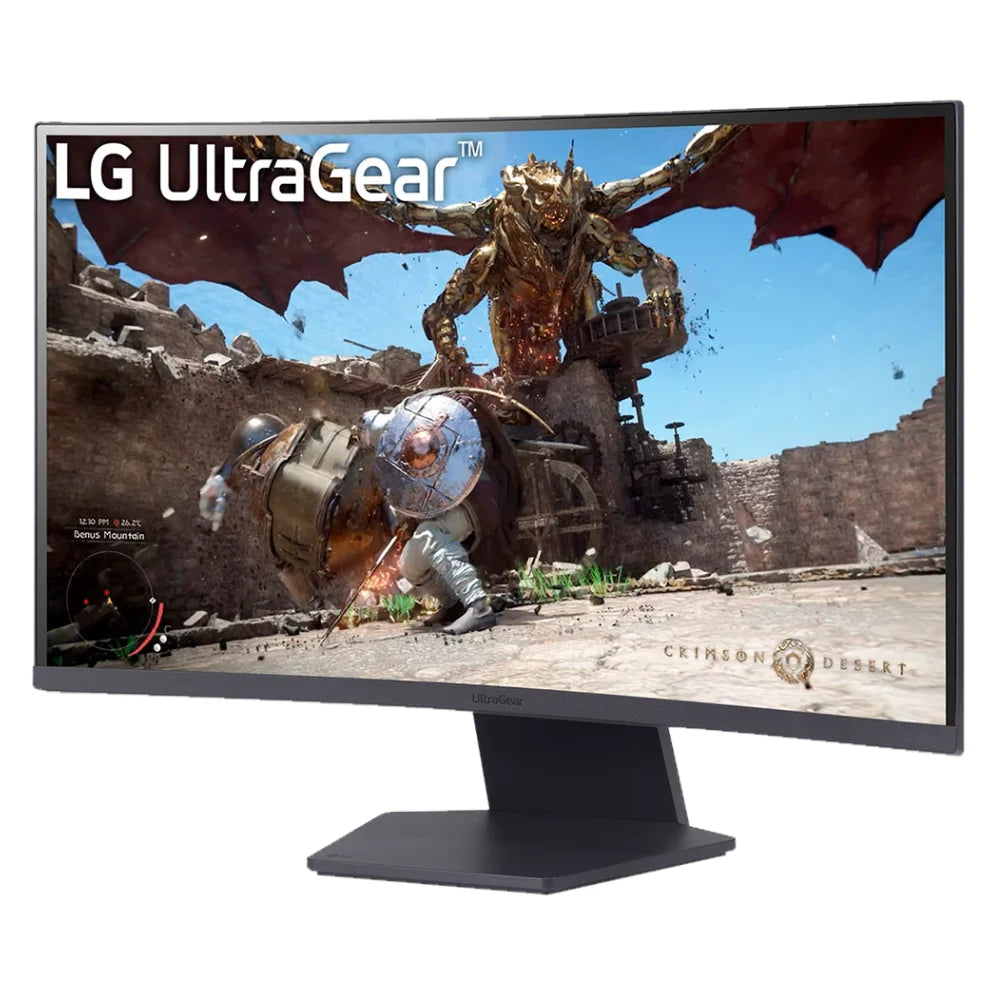 Monitor Lg 27″ 2k 2560X1440 Curvo Va Hdmi D Port 180hz 1ms 27gs60qc-B