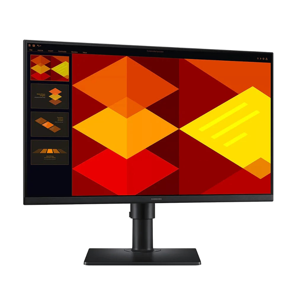Monitor Samsung Ls24d402 241920X1080 Ips Plano Hdmi D Port 100hz 5ms Sin Bordes Pivoteable (Negro) LS24D402GANXGO