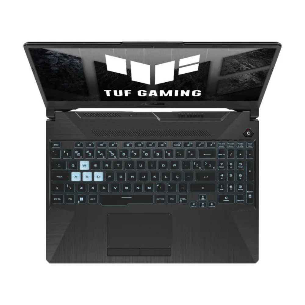 Combo Portátil Gamer ASUS TUF A15 Ryzen 5 7535HS 8GB 512GB SSD RTX 2050 15.6 FHD Antivirus Kaspersky