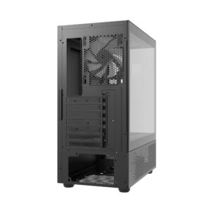 Chasis Compacto Gamer XPG Media Torre Invader X Mini con Vidrio y ARGB Negro