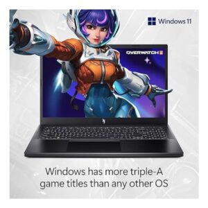 Portátil Gaming Acer Nitro V15 Intel Core i5 13420H 16GB 512GB SSD RTX 4050 15.6” FHD 144Hz