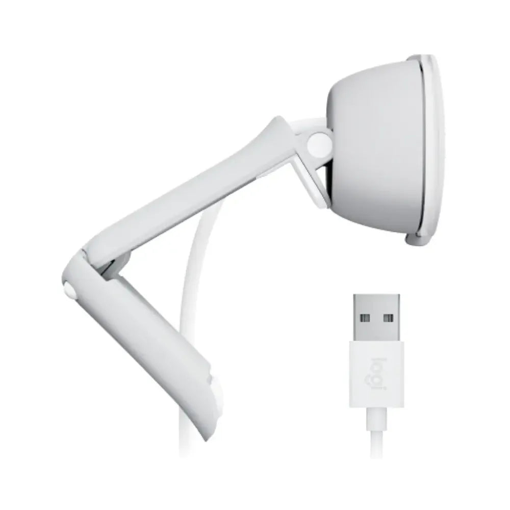 Cámara Web Logitech BRIO 100 Blanca FULL HD 1080P USB