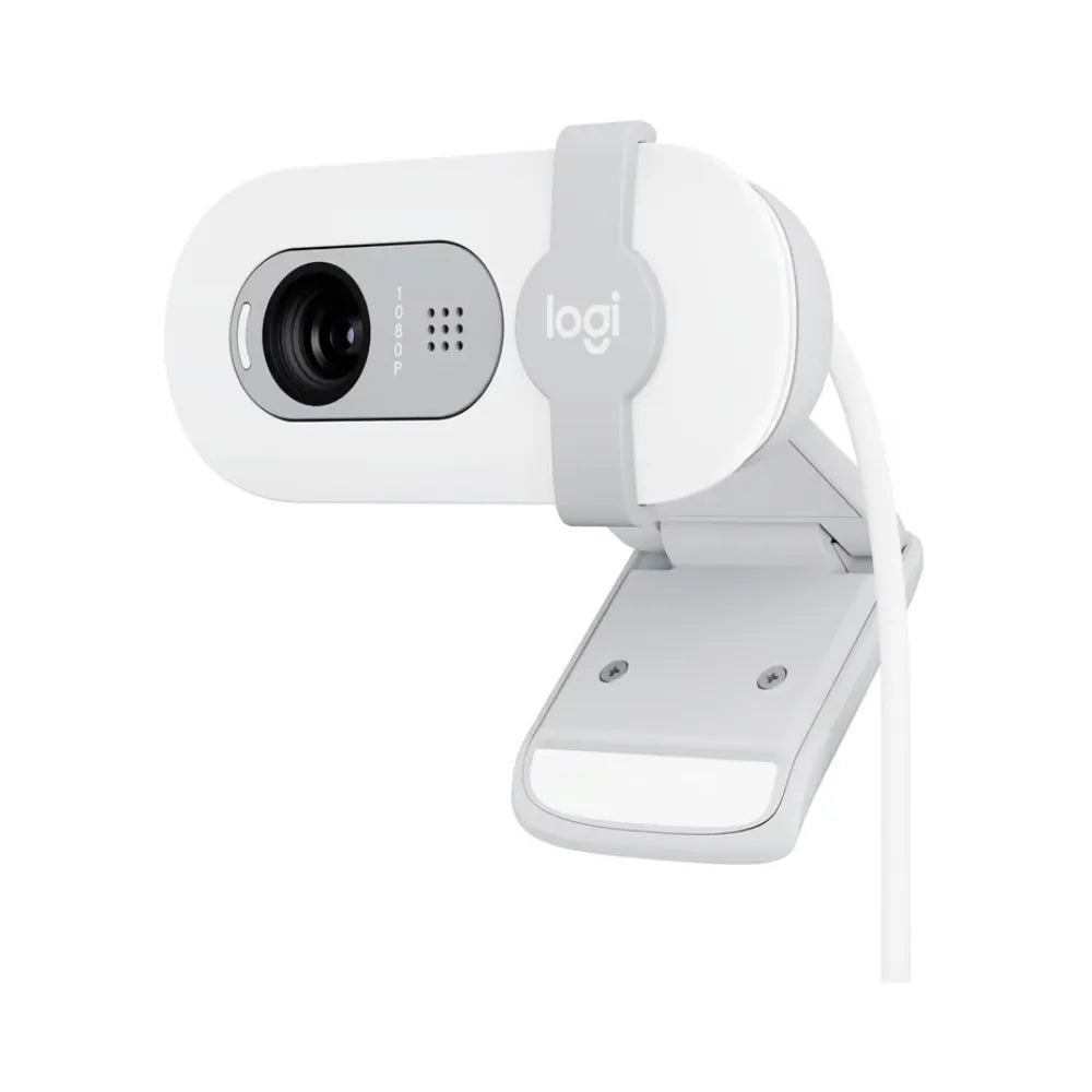 Cámara Web Logitech BRIO 100 Blanca FULL HD 1080P USB