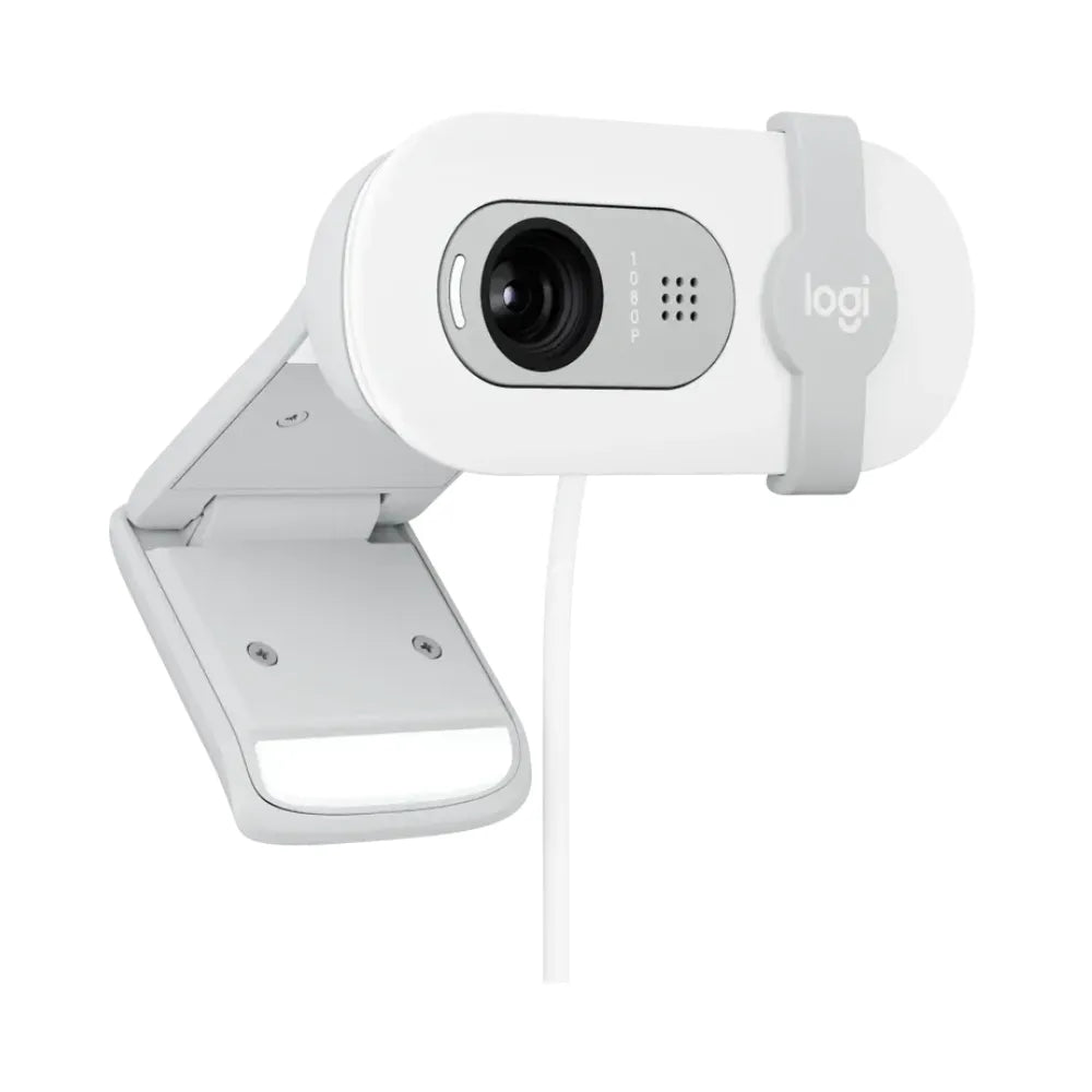 Cámara Web Logitech BRIO 100 Blanca FULL HD 1080P USB