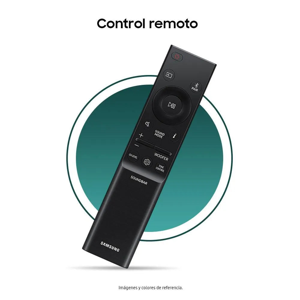 Barra de Sonido Samsung HW-B400F/ZL | Bluetooth | Sonido Envolvente | USB | Subwoofer Integrado | Garantía 12 Meses