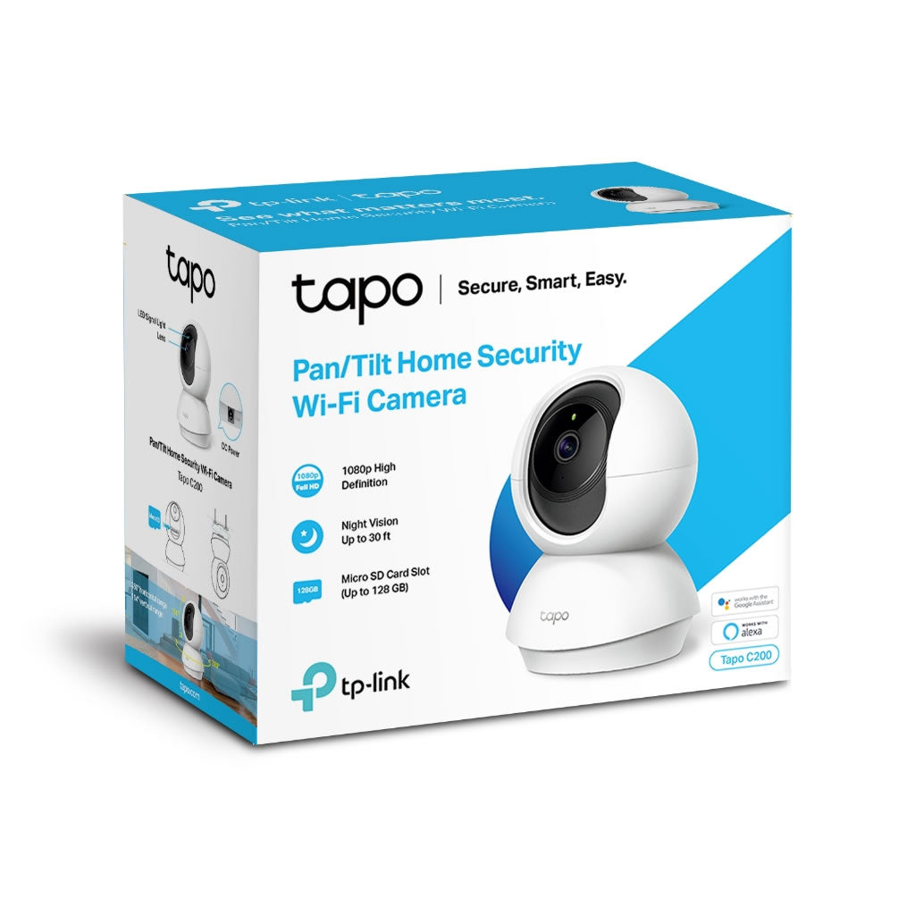 Cámara TP-LINK Tapo C200 Wi-Fi de Seguridad Full HD 360° Visión Nocturna