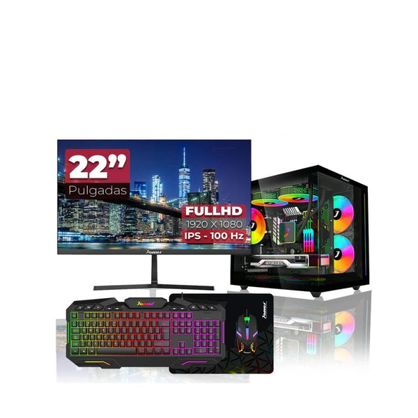 Computador APRyzen 5 5600GT 16GB RAM SSD 512Gb Monitor 22″ Combo Teclado y Mouse