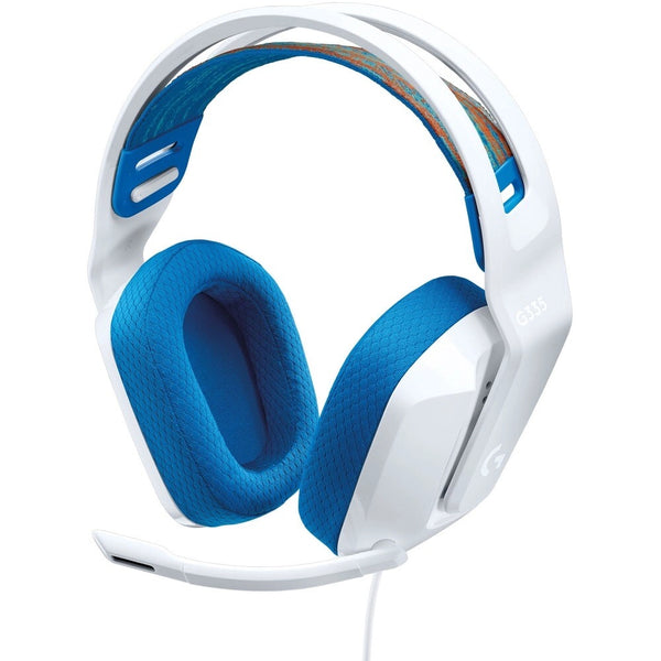Logitech G335 Audífonos Gaming con Cable Blanco – Ultraligeros 240g