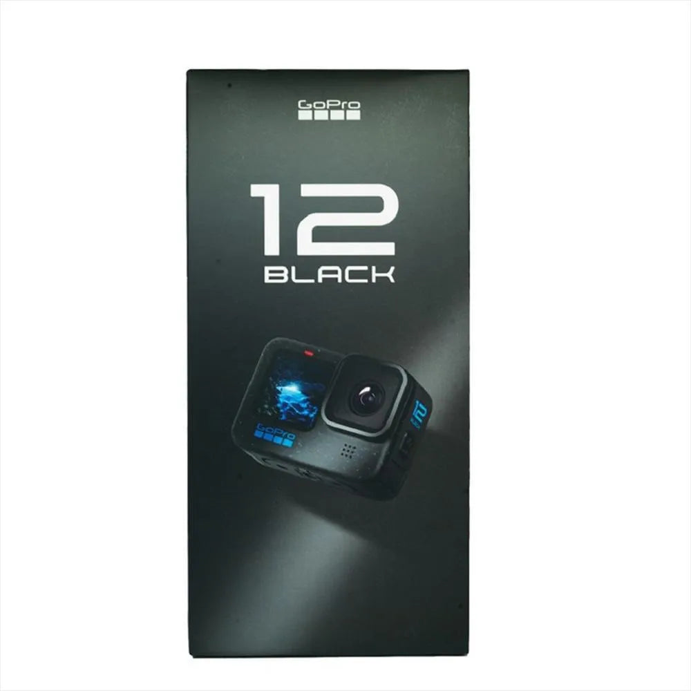 Cámara GoPro Hero 12 Black | 5.3K 60FPS | 27MP | HyperSmooth 6.0 | Sumergible 10m | Garantía 12 Meses