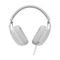 Diadema LOGITECH ZONE VIVE 100 Bluetooth Blanca