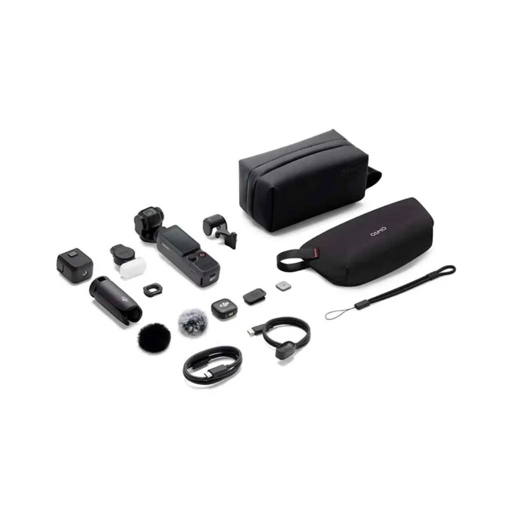 Cámara DJI Osmo Pocket 4 Creator Combo | 4K | Gimbal 3 Ejes | Micrófono Inalámbrico