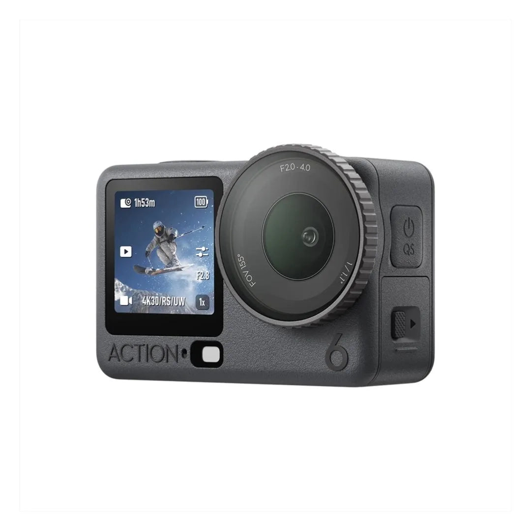 Cámara DJI Osmo Action 6 Adventure Combo | 4K 120FPS Resistente al Agua Estabilización | Garantía 12 Meses