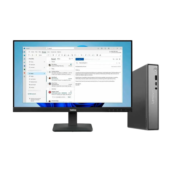 PC Lenovo ThinkCentre Neo 50Q G5 Core i5 210H | 8GB RAM | 512GB SSD | Monitor 21.5” FHD | Incluye Teclado y Mouse | Garantía 1 Año