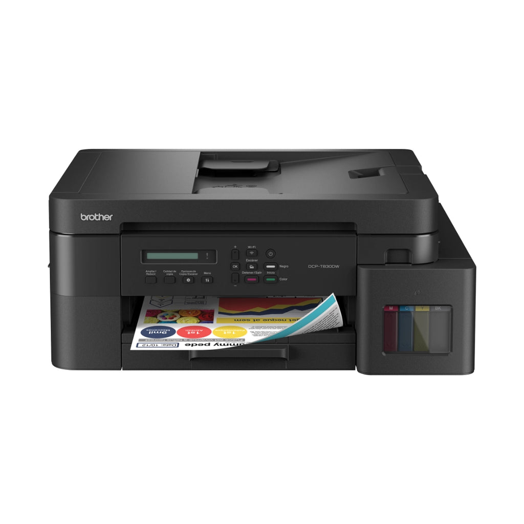 Impresora Brother DCP-T830DW Multifunción | WiFi Dúplex ADF 20 Hojas | Bandeja 150 Hojas | Garantía 12 Meses