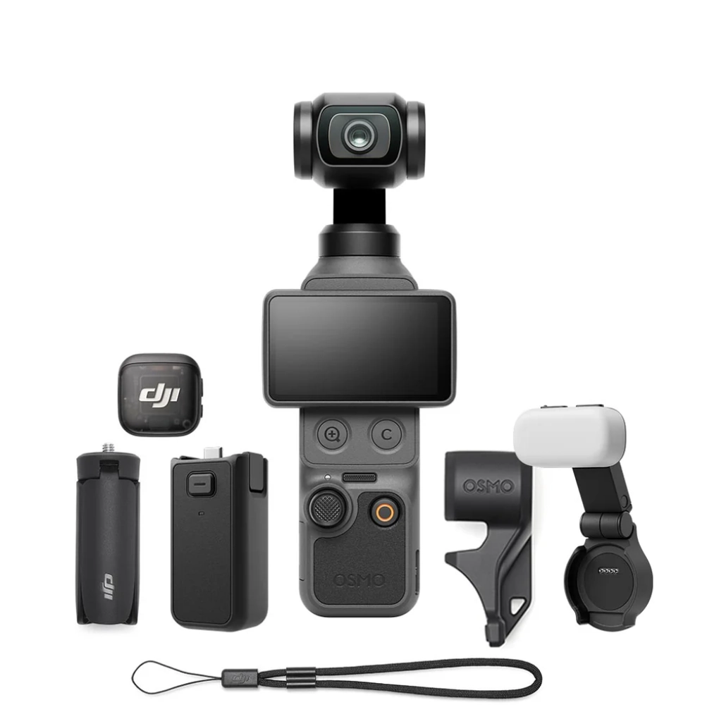 Cámara DJI Osmo Pocket 4 Creator Combo | 4K | Gimbal 3 Ejes | Micrófono Inalámbrico
